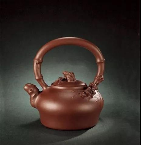 10種最美花器提梁壺，精美別致雕花紫砂壺!