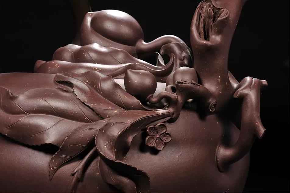 10種最美花器提梁壺，精美別致雕花紫砂壺!