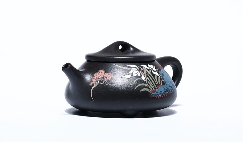 石瓢手工紫砂壺，精致典雅紫砂壺