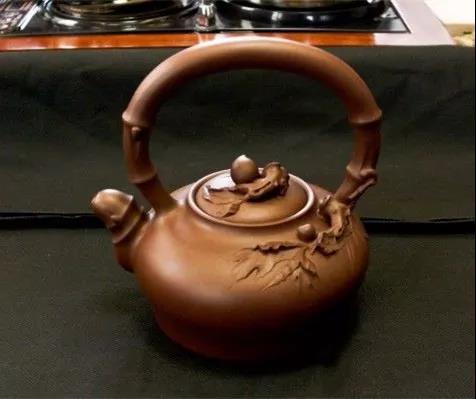 10種最美花器提梁壺，精美別致雕花紫砂壺!