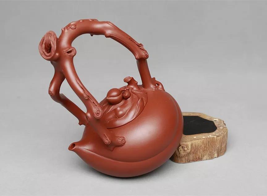 10種最美花器提梁壺，精美別致雕花紫砂壺!