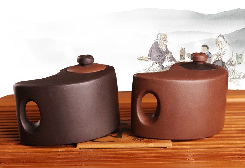 太極陰陽紫砂壺，創(chuàng)意格紫砂壺